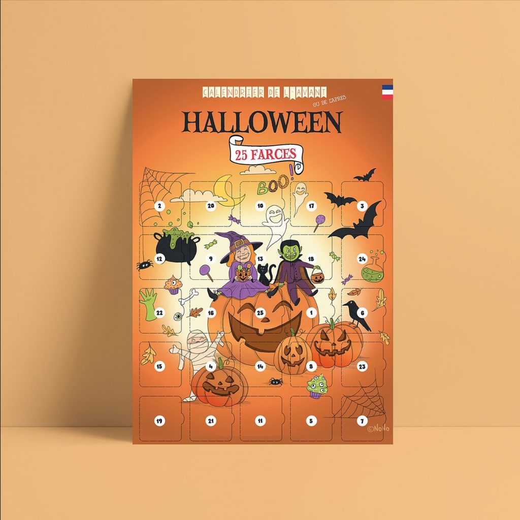 Calendrier pour Halloween