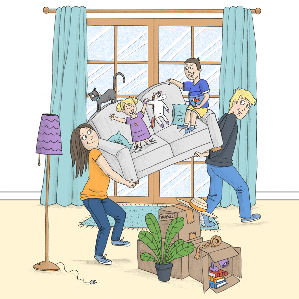 scène déménagement