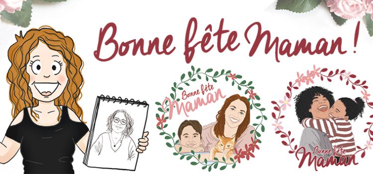 Offrir un portrait personnalisé pour la Fête des Mères est une excellente idée !